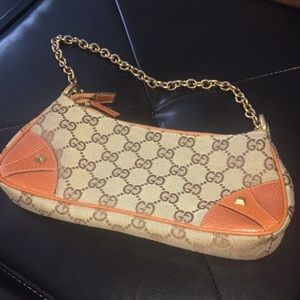 🧡GUCCI🧡Monogram Chain Pouchette
